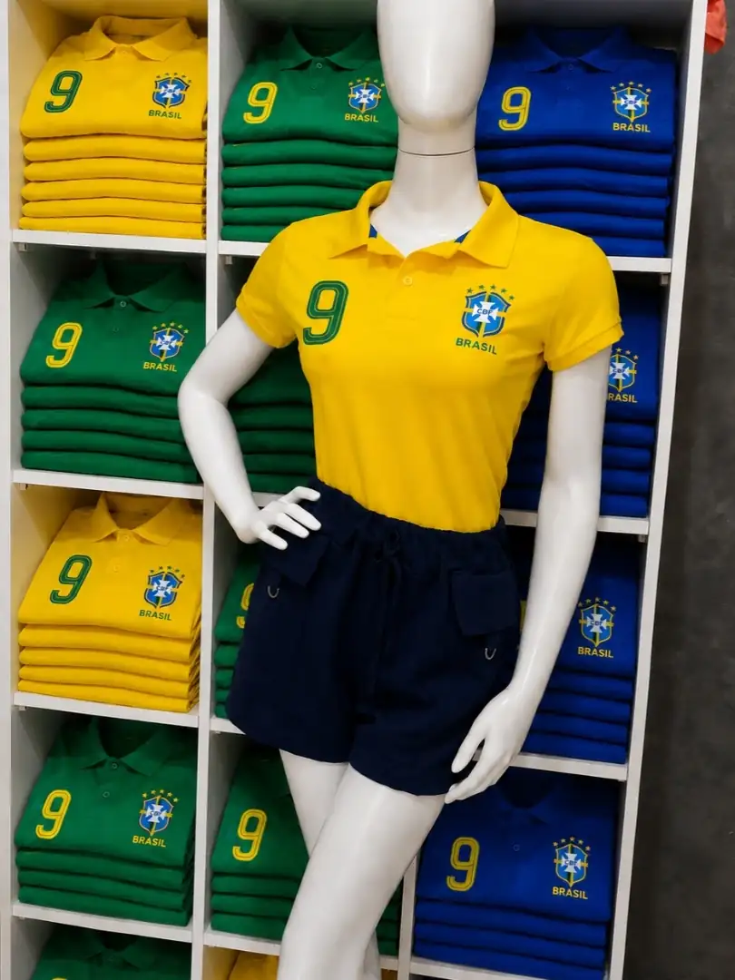 Polo Brasil Amarelo